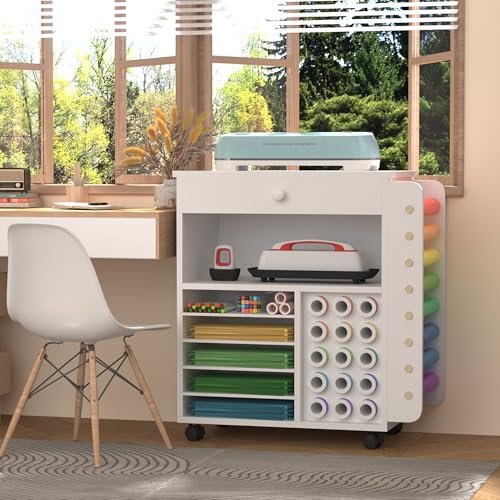 CXQ - Craft organization and storage Cart Compatible with Cricut Machine