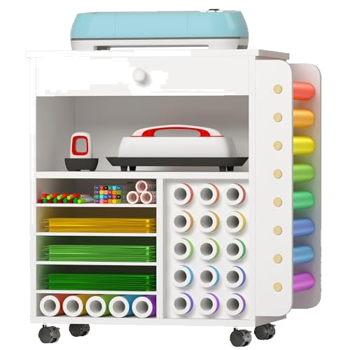 Craft organization and storage Cart Compatible with Cricut Machine